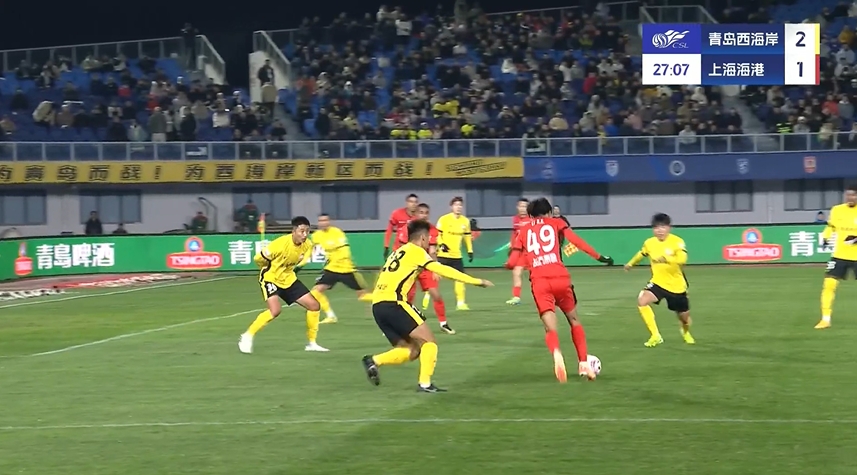 DB视讯百家乐半场-海港暂1-3西海岸 颜骏凌超巨失误送礼 19岁李新翔精彩处子球